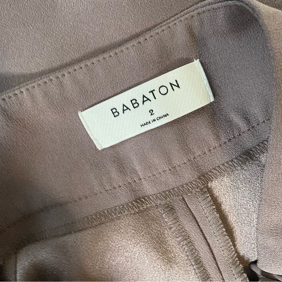 Aritzia Babaton Lincoln High Rise Wide Leg Trouser Pants - Picture 8 of 9